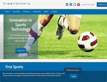 Tablet Screenshot of first-sports.com